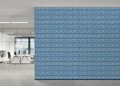Baroque Dots and Stripes - Blue