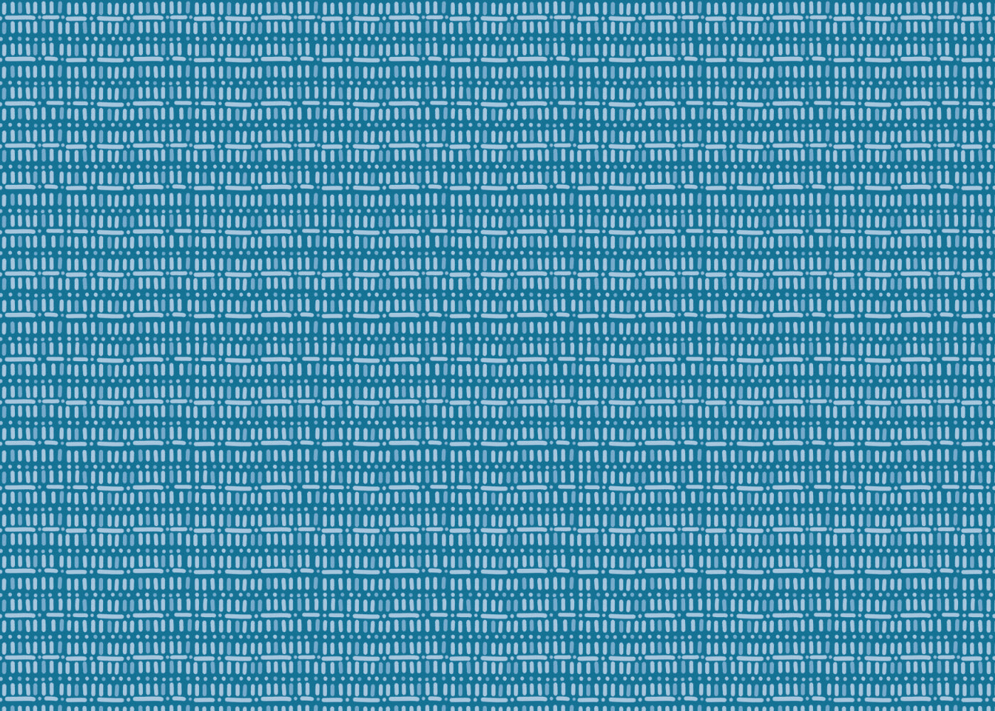 Baroque Dots and Stripes - Blue