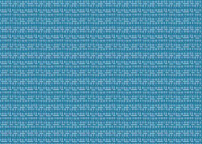 Baroque Dots and Stripes - Blue