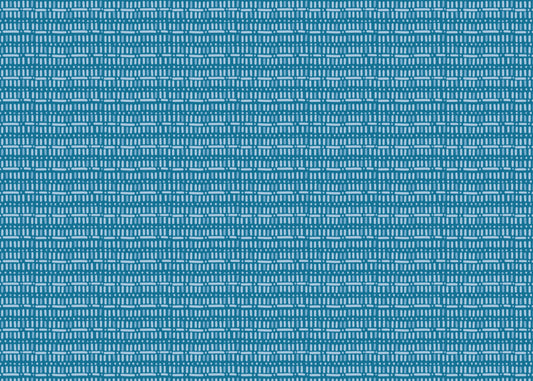 Baroque Dots and Stripes - Blue