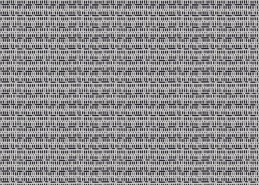 Baroque Dots and Stripes - Black and White - Sample