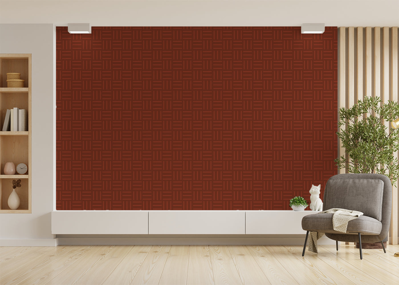 Linear Minimalism - Red