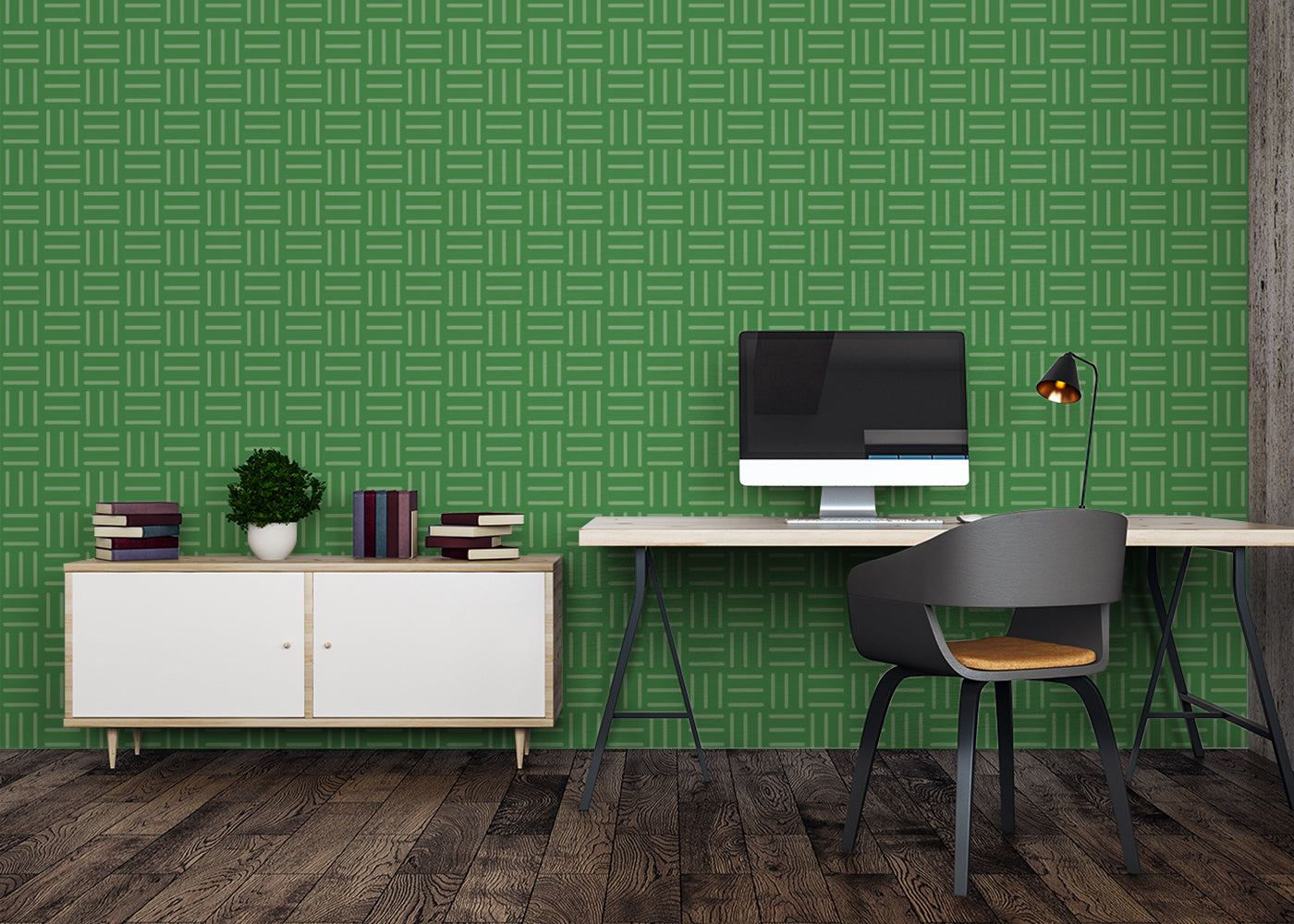 Linear Minimalism - Green