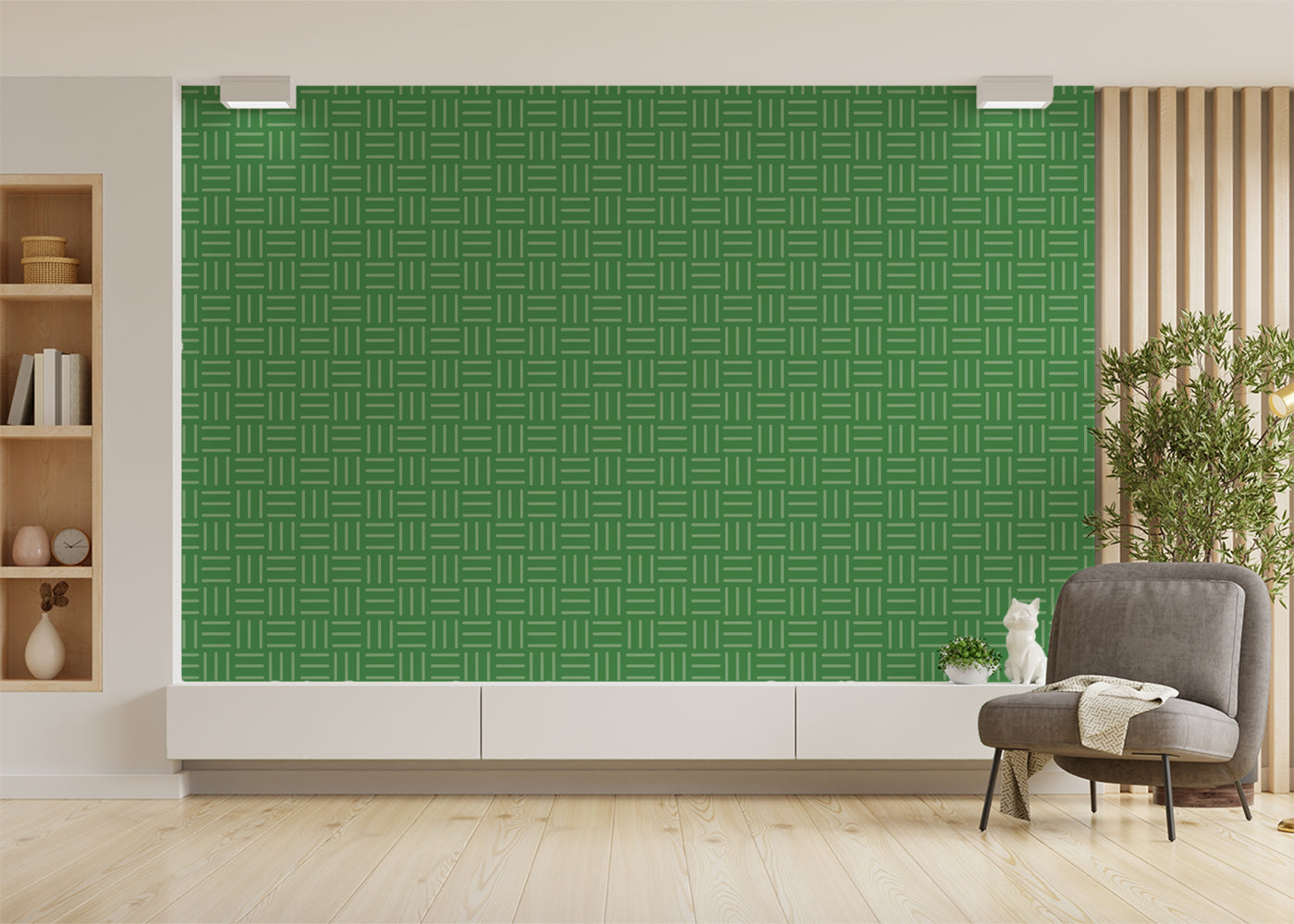 Linear Minimalism - Green