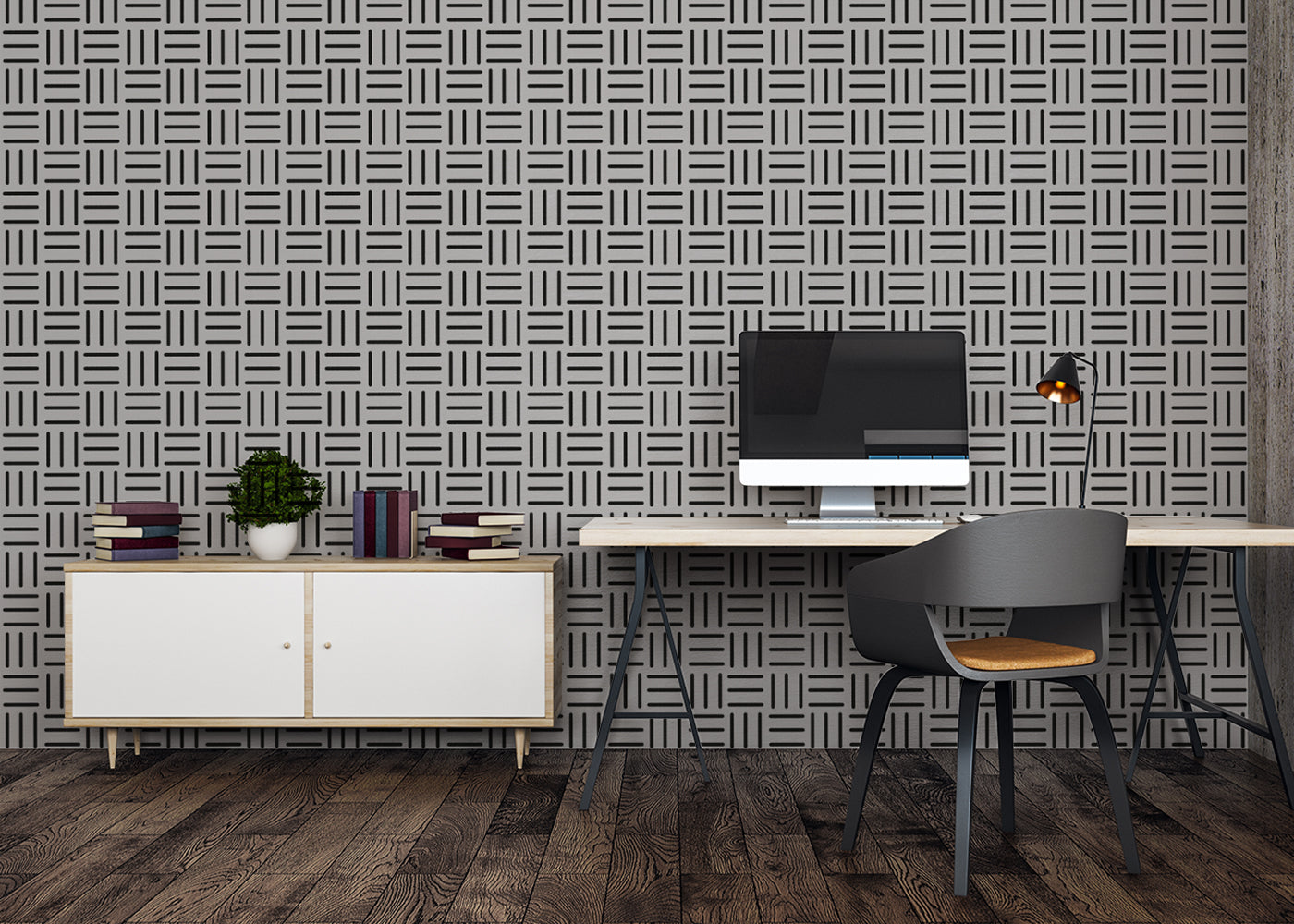 Linear Minimalism - Gray