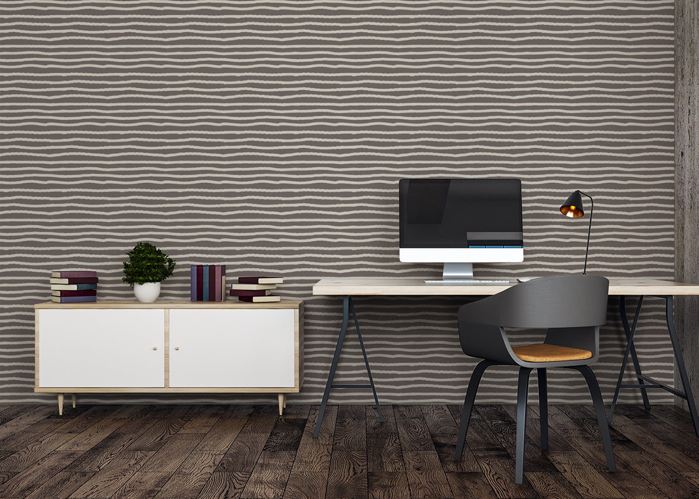 Striped Serenity - Neutral
