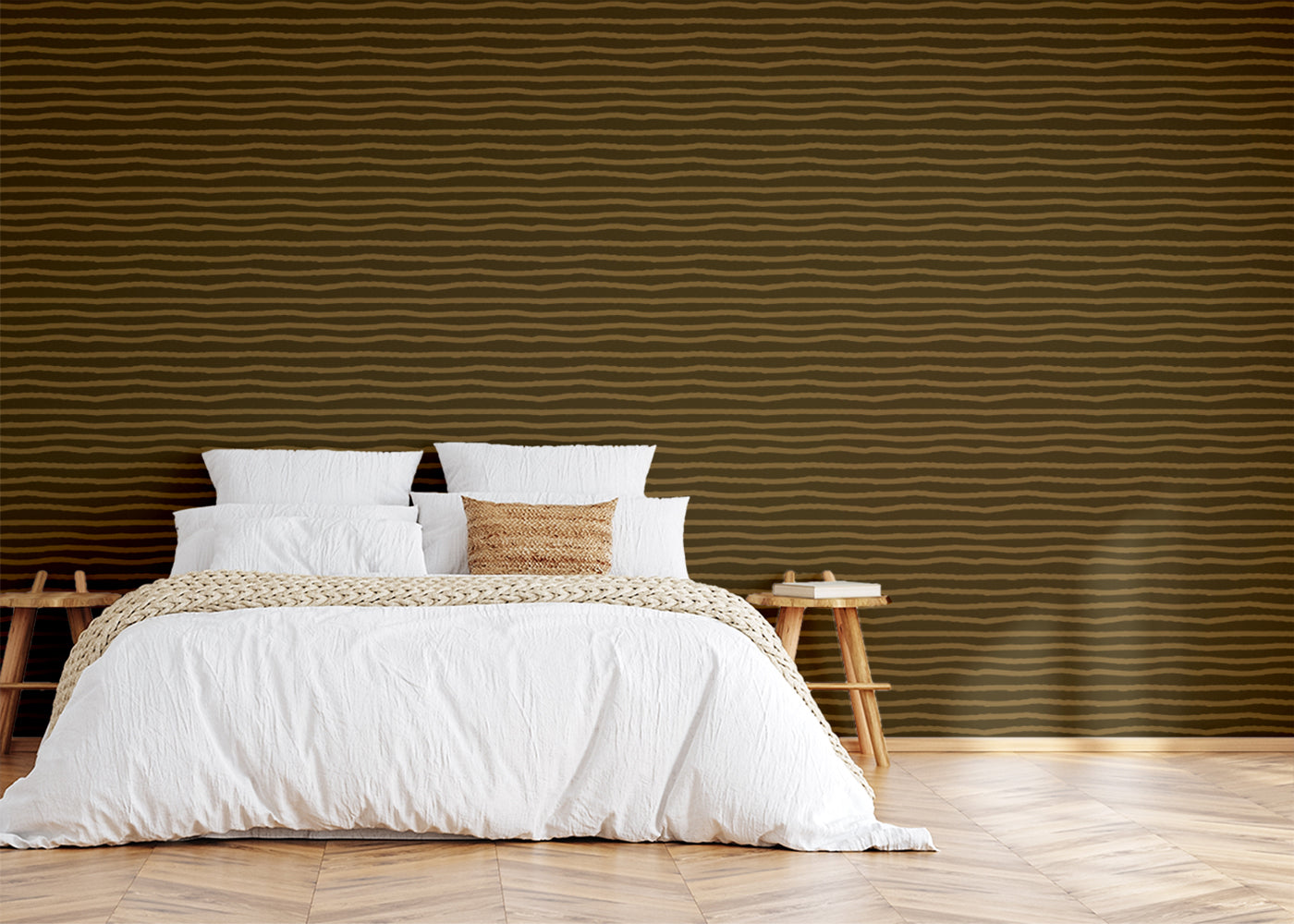 Striped Serenity - Brown