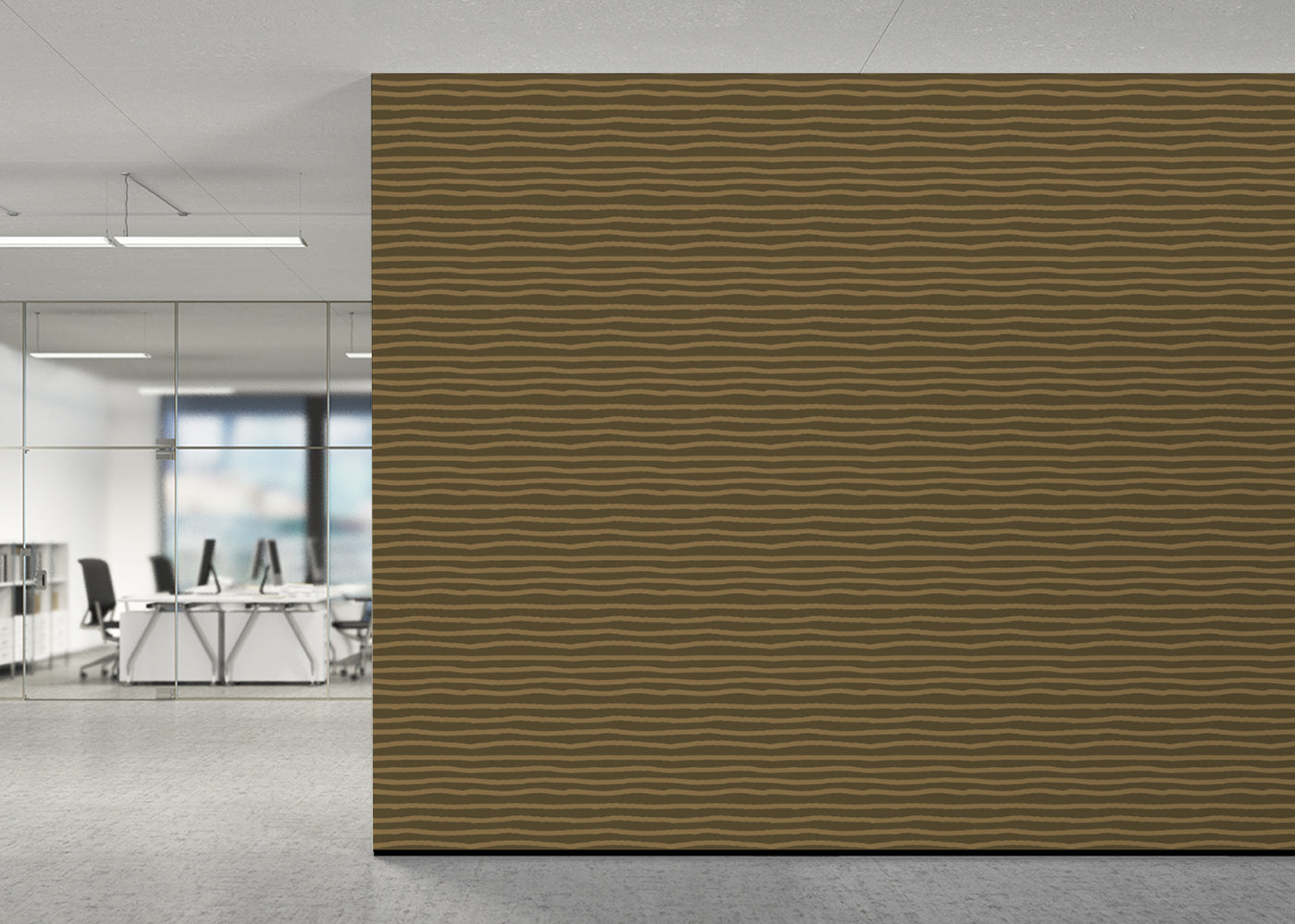Striped Serenity - Brown
