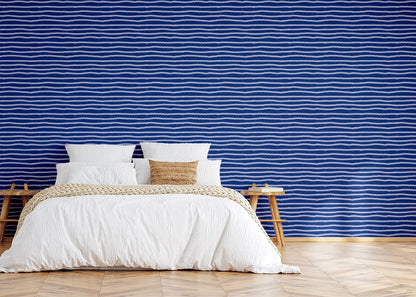 Striped Serenity - Blue