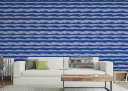 Striped Serenity - Blue