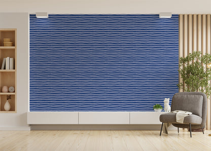 Striped Serenity - Blue
