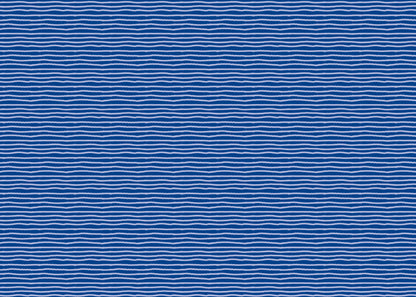 Striped Serenity - Blue