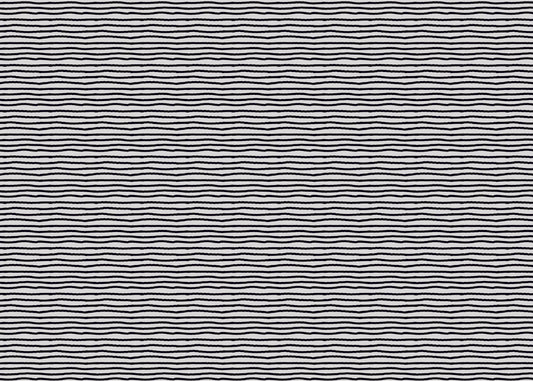Striped Serenity - Black and White - Sample