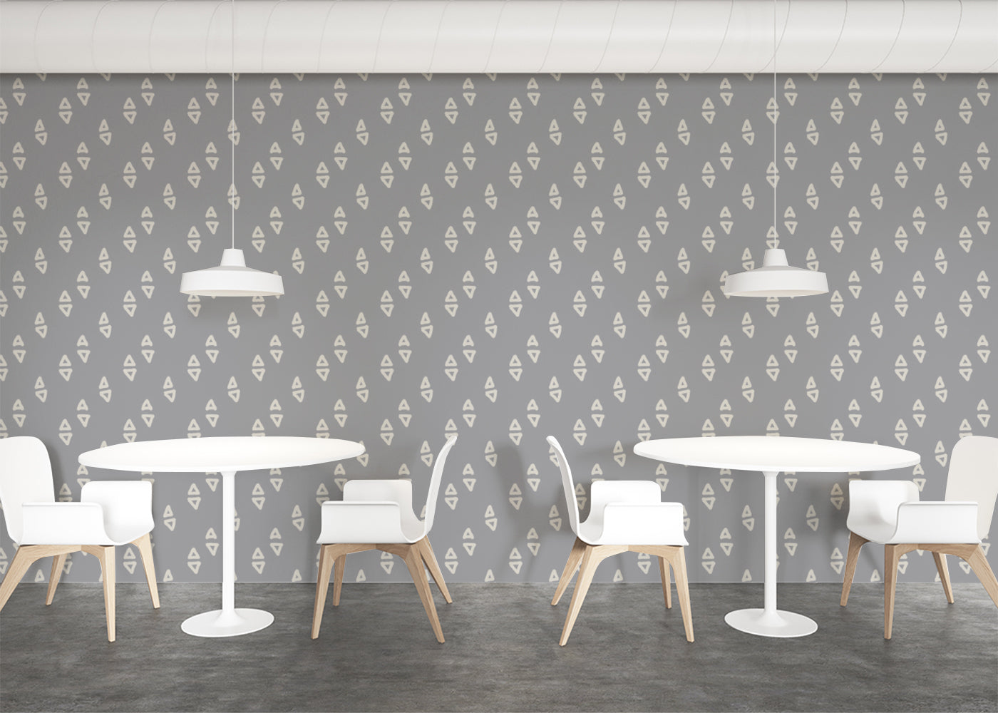 Geometric Echoes - Gray