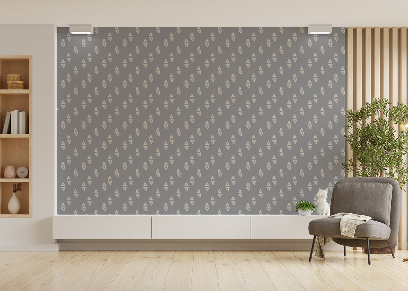 Geometric Echoes - Gray