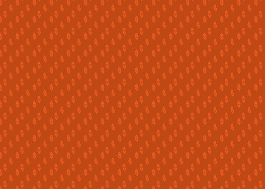 Geometric Echoes - Orange - Sample