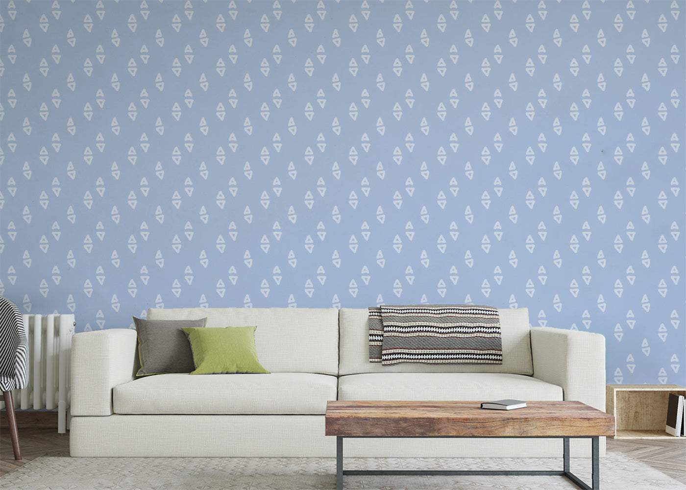 Geometric Echoes - Blue