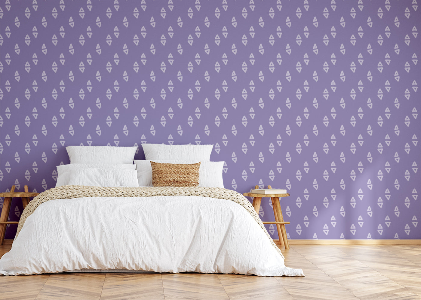 Geometric Echoes - Purple