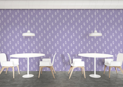 Geometric Echoes - Purple