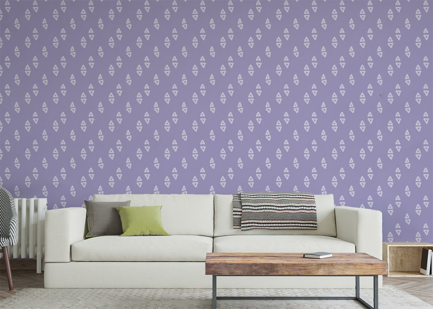 Geometric Echoes - Purple