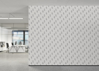Geometric Echoes - Light Gray