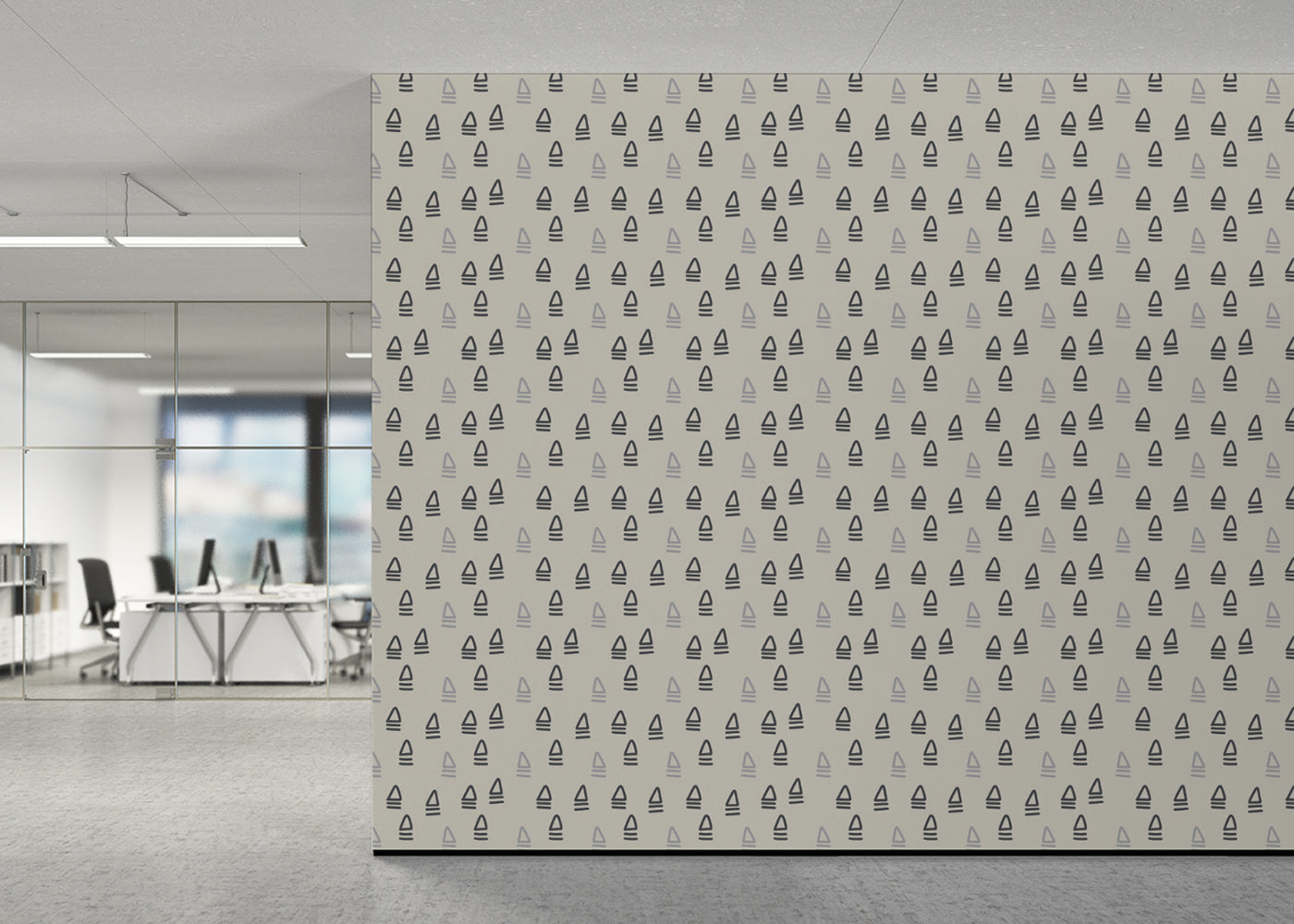 Abstract Trio - Light Gray