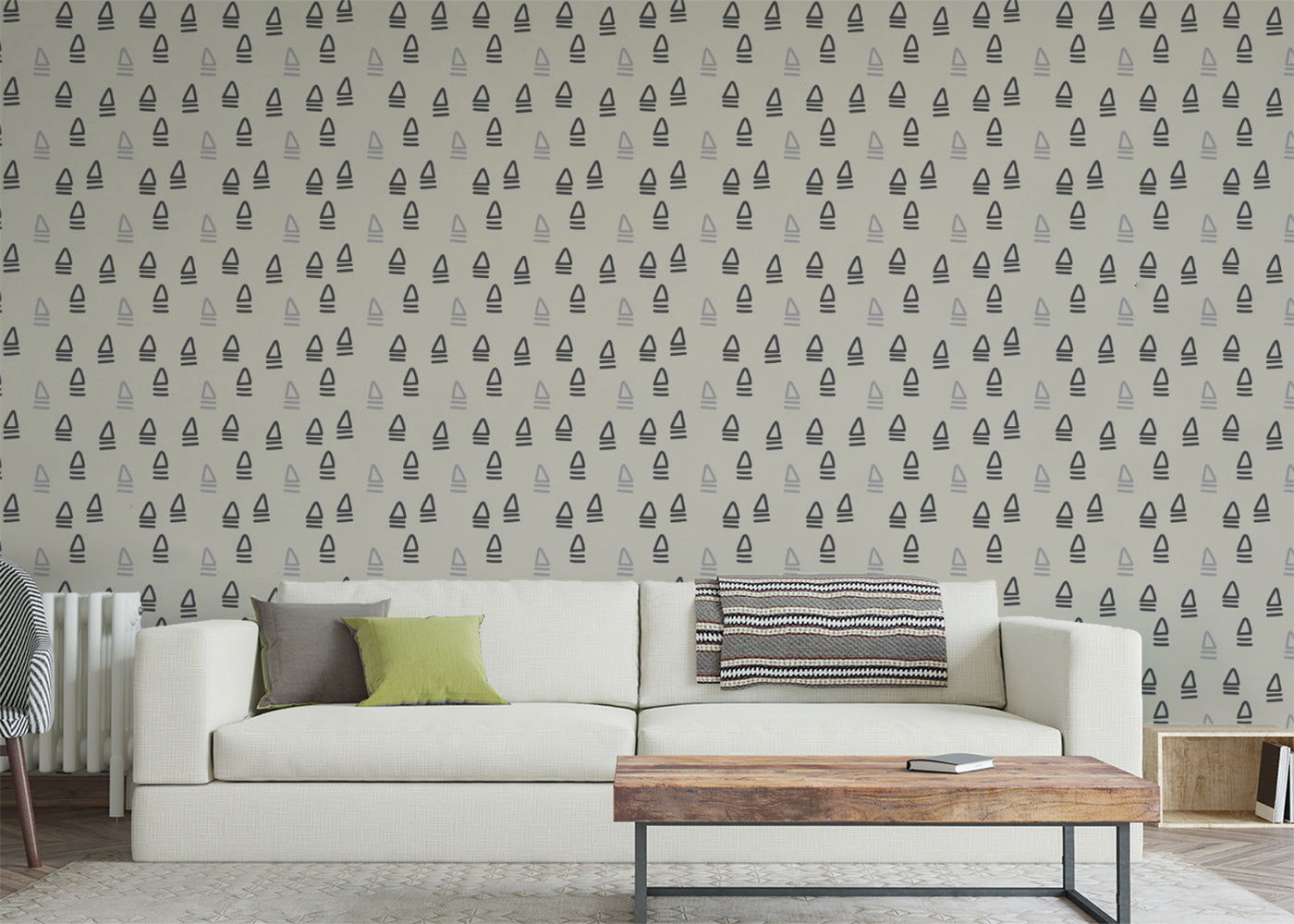 Abstract Trio - Light Gray