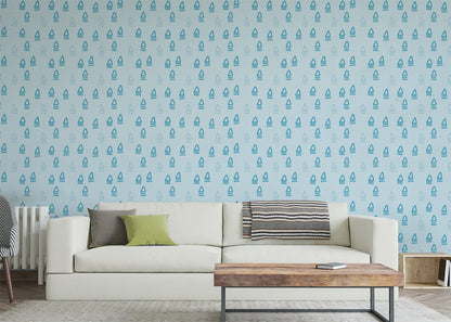 Abstract Trio - Blue