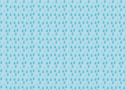 Abstract Trio - Blue
