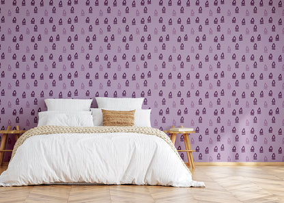 Abstract Trio - Purple