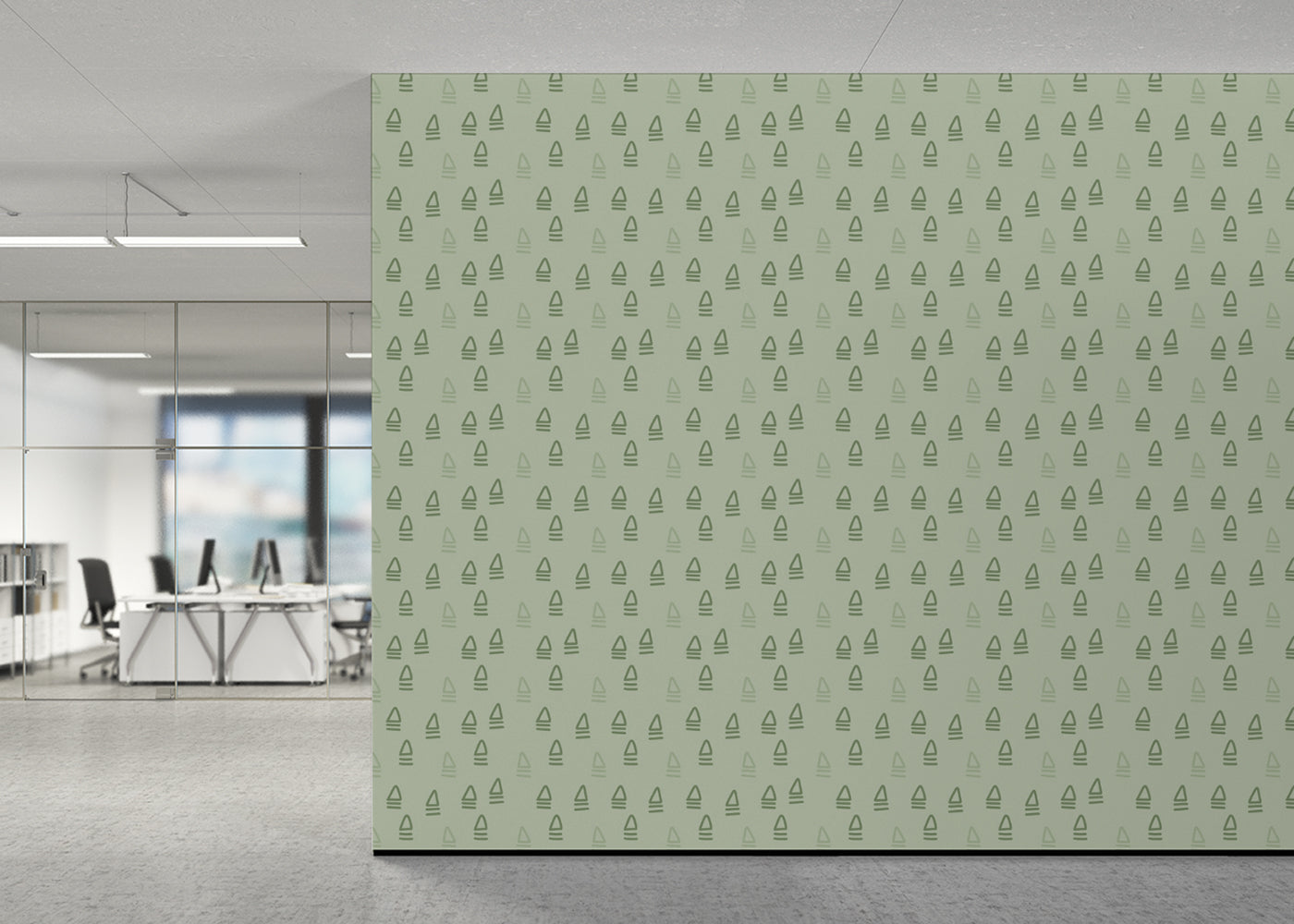 Abstract Trio - Green