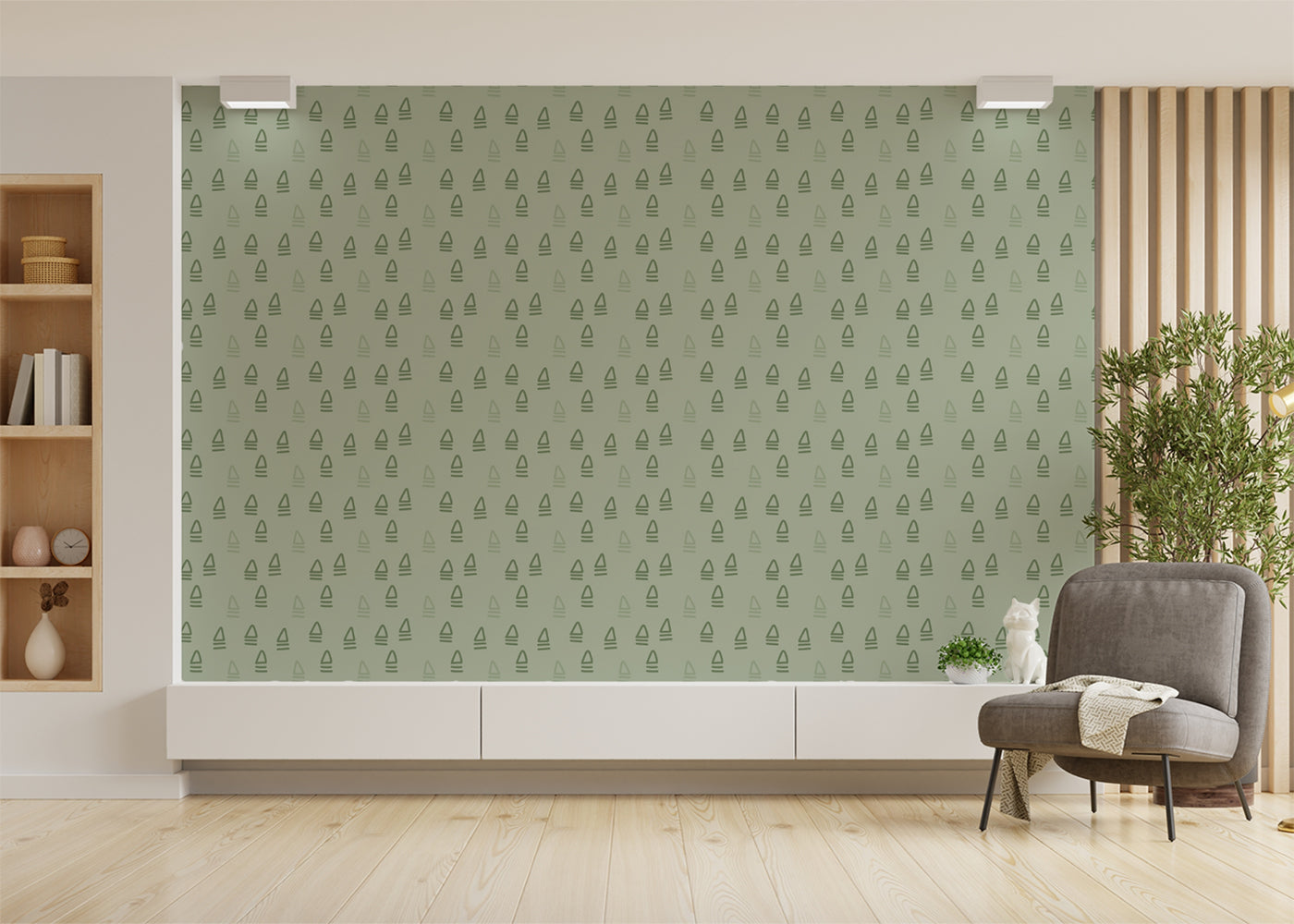 Abstract Trio - Green