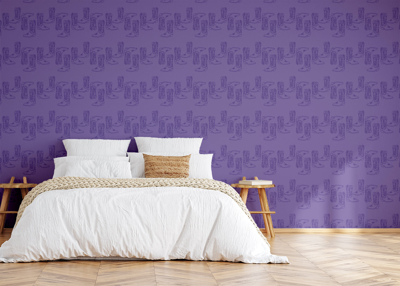 Cowboy Boots - Purple