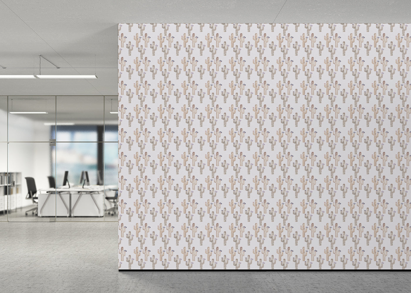 Desert Cacti Blossoms - Neutral