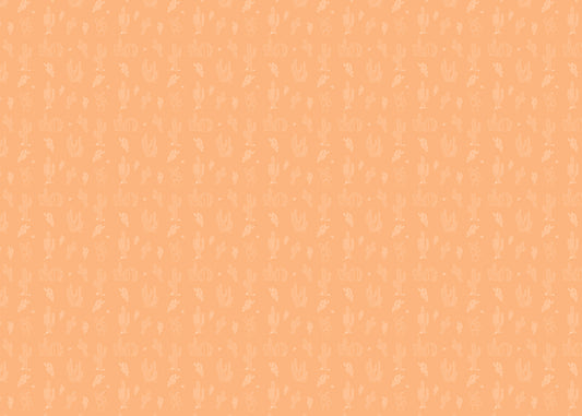 Desert Doodles - Orange - Sample