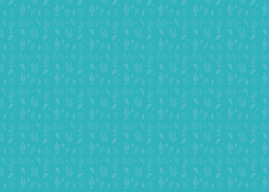 Desert Doodles - Blue - Sample