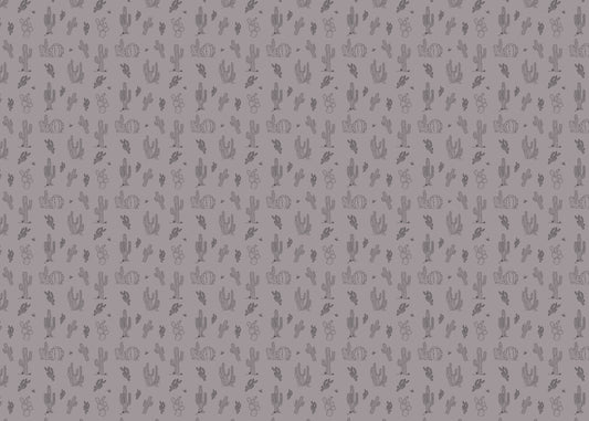 Desert Doodles - Gray - Sample