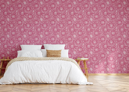 Floral Whirls - Pink