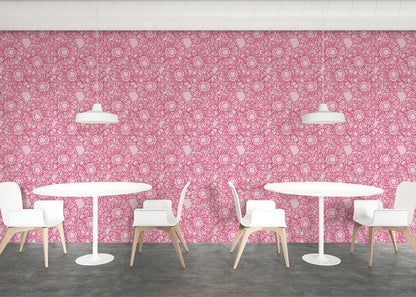 Floral Whirls - Pink