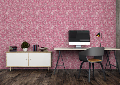 Floral Whirls - Pink