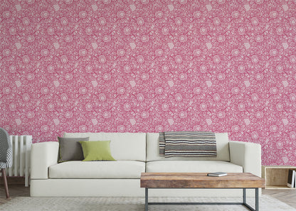 Floral Whirls - Pink