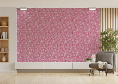 Floral Whirls - Pink