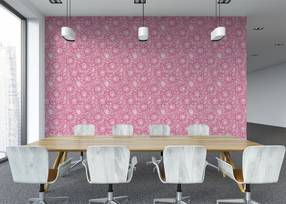 Floral Whirls - Pink