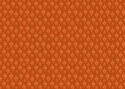 Serpentine Streams - Burnt Orange