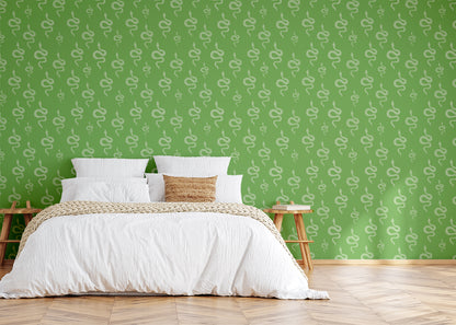 Serpentine Streams - Light Green