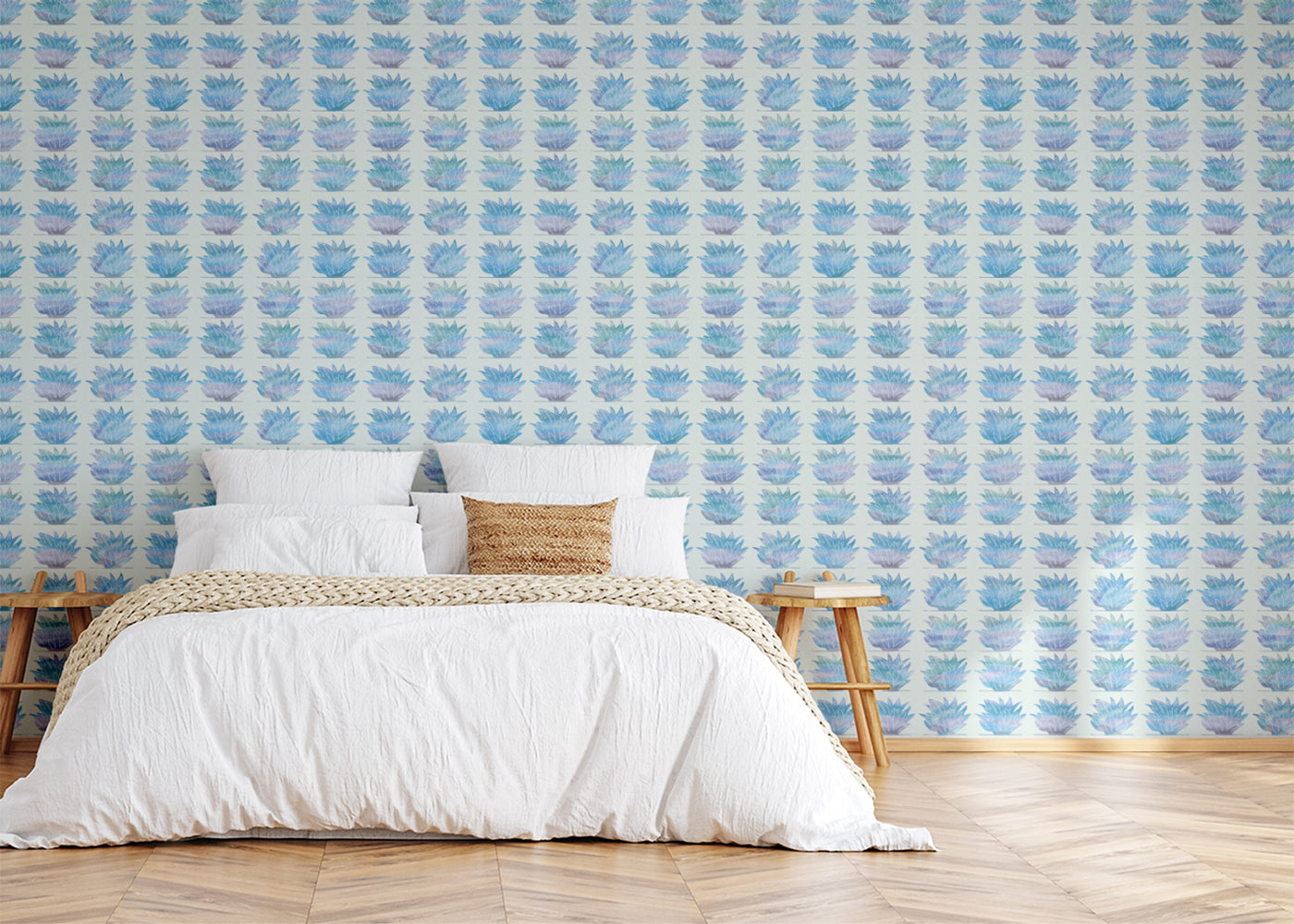 Succulent Symphony - Blue