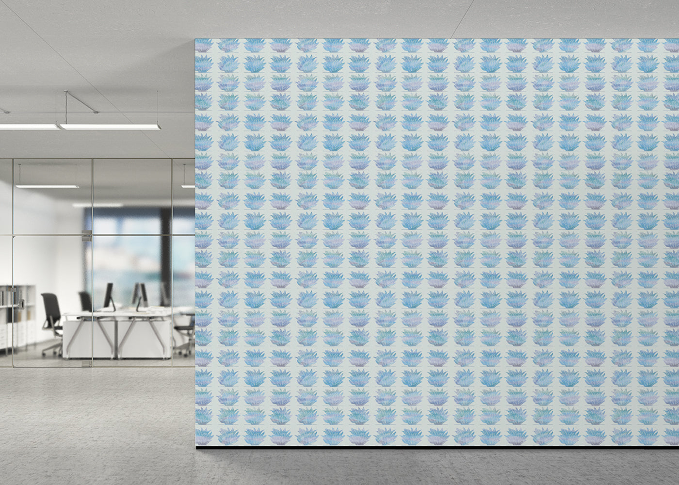 Succulent Symphony - Blue