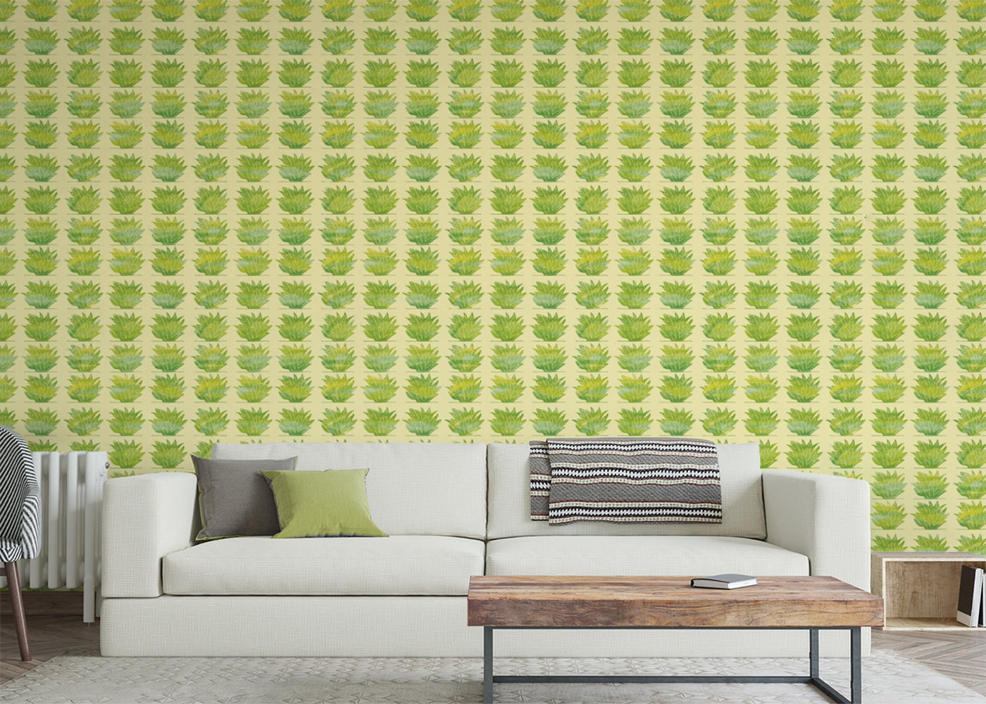 Succulent Symphony - Yellow Green
