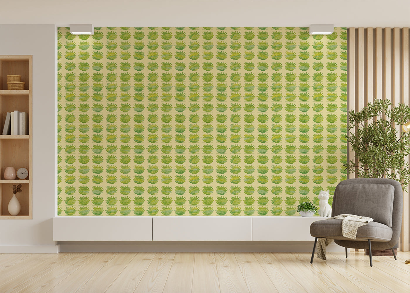 Succulent Symphony - Yellow Green