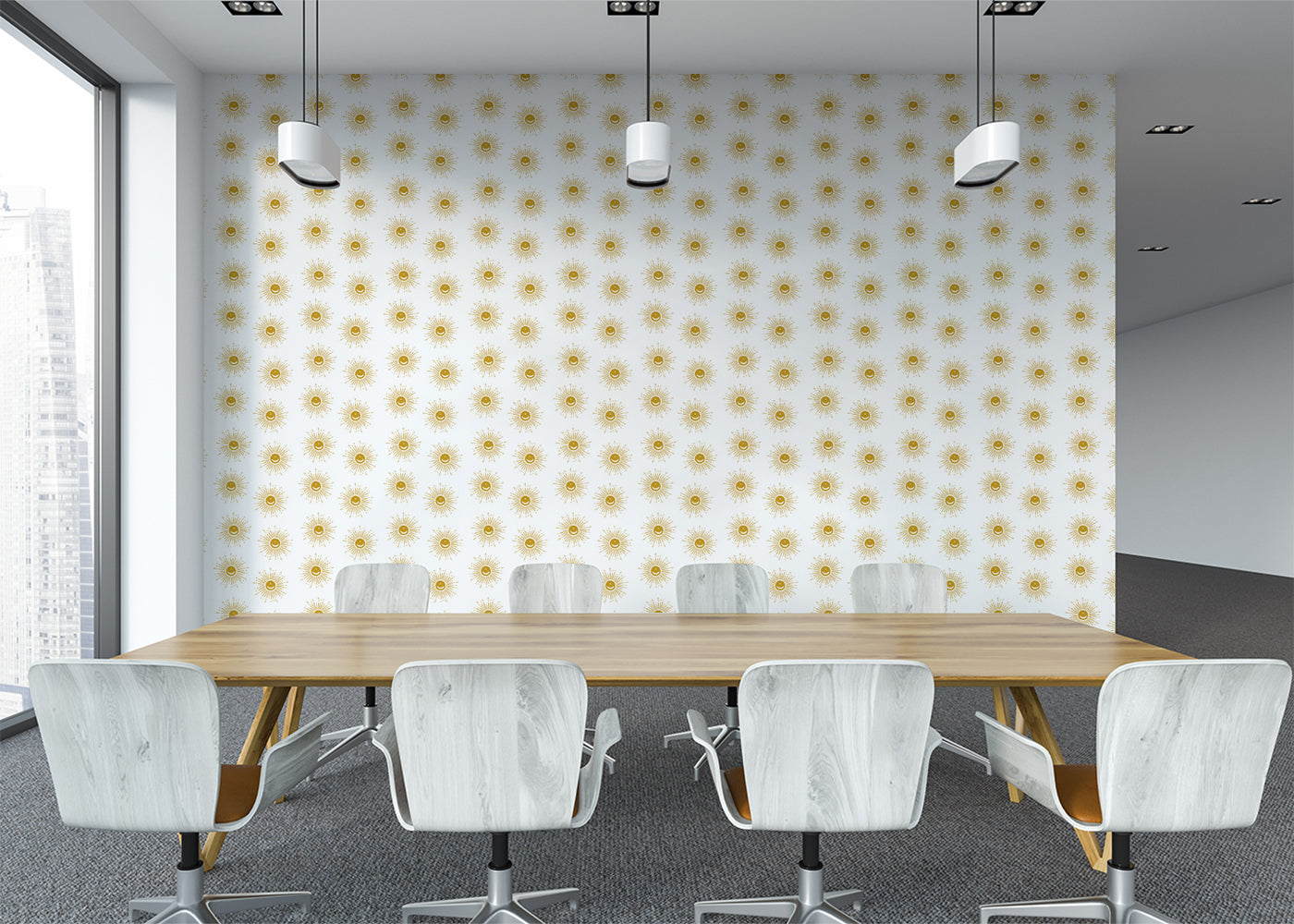 Sunburst Array - Yellow